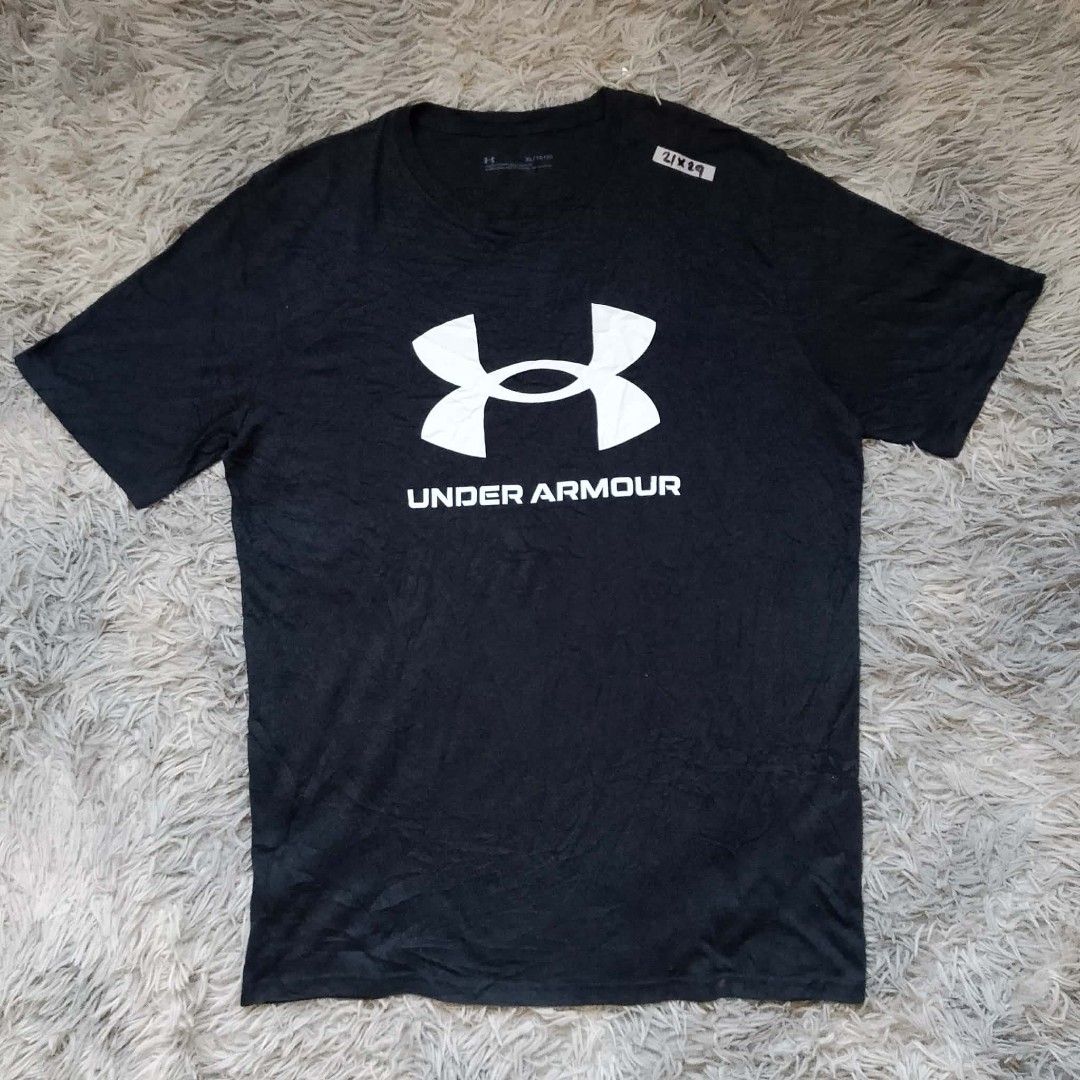 Under Armour sportstyle Logo (Category: Tshirts & Polo Shirts ) located in Panabo. Submitted by sinneddasalla (Listing ID 1468752159, Image 1). Description: under armour sportstyle logo size XL on tag Dimes: 21 x 29 Excellent condition no issue complete tags color may vary due to lightning 📸.
