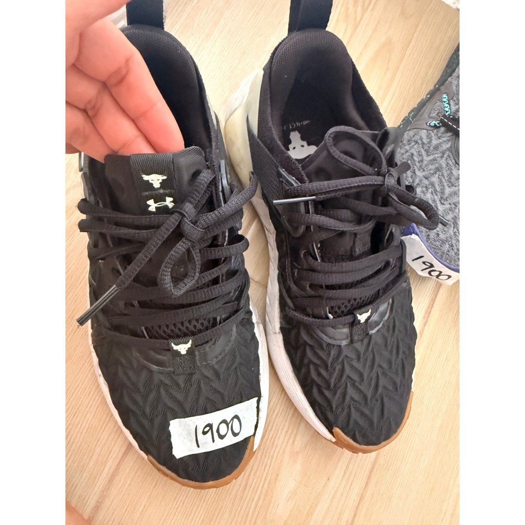 Under Armour Women Project 6 - White & Black (Category: Sneakers) located in Rizal. Submitted by mariasdeclutteringshop (Listing ID 1468776675, Image 1). Description: Bought in Sep 2, 2025. No box. Bought for Php 3,500.