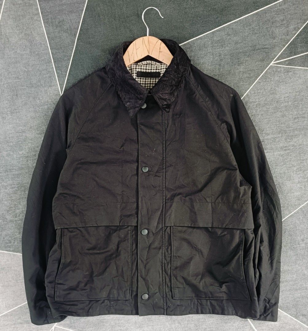 Uniqlo Blouson Jacket (Authentic) (Category: Coats, Jackets and Outerwear) located in Cebu City. Submitted by renzecamingay (Listing ID 1468830130, Image 1). Description: Uniqlo Blouson Jacket Good as New Medium fit Width 22 Length 24 1500 Plus ship Only Thank you and GOD bless ☺️.