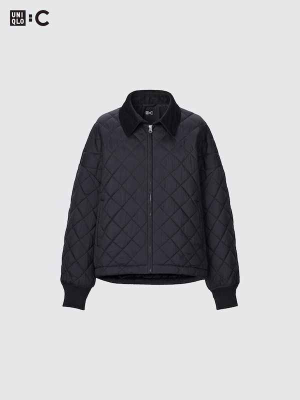 Uniqlo C Padded Blouson Black (Category: Coats, Jackets and Outerwear) located in Bulacan. Submitted by pickedout2023 (Listing ID 1468723488, Image 1). Description: XL on tag 25 width / 25 length Good as new.