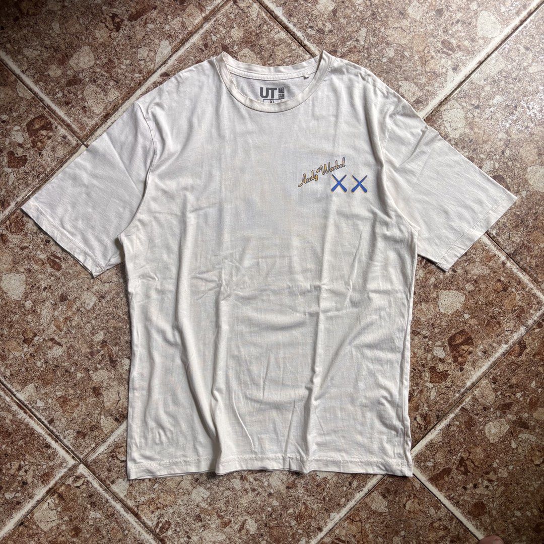 Uniqlo Kaws (Category: Tshirts & Polo Shirts ) located in Manila. Submitted by loydgani (Listing ID 1468765730, Image 1). Description: Length 30 Width 22 Sleeve Length 19 Size (Xl) on tags Issue ❌ price + sf 📍Cebu.