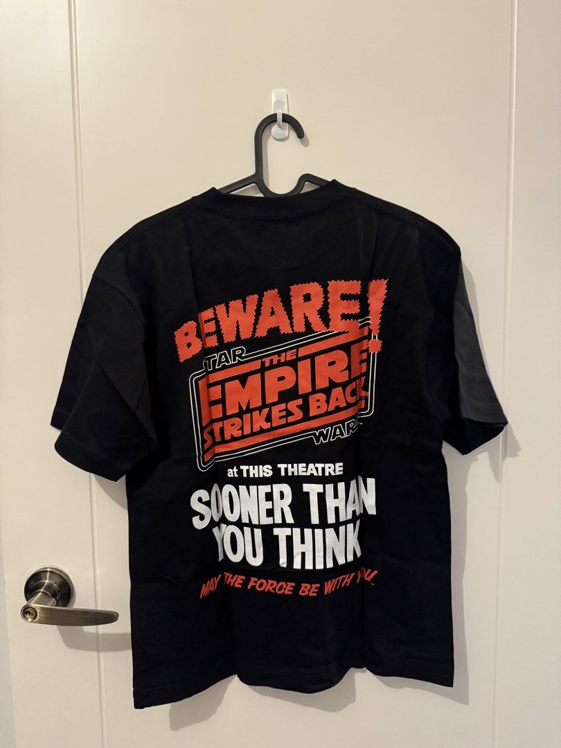 Uniqlo Star Wars Tee (Category: Shirts) located in Mandaluyong City. Submitted by vielscloset (Listing ID 1468852087, Image 2). Description: Uniqlo Star Wars Tee (XS Unisex) - 10/10 condition - Used only once.