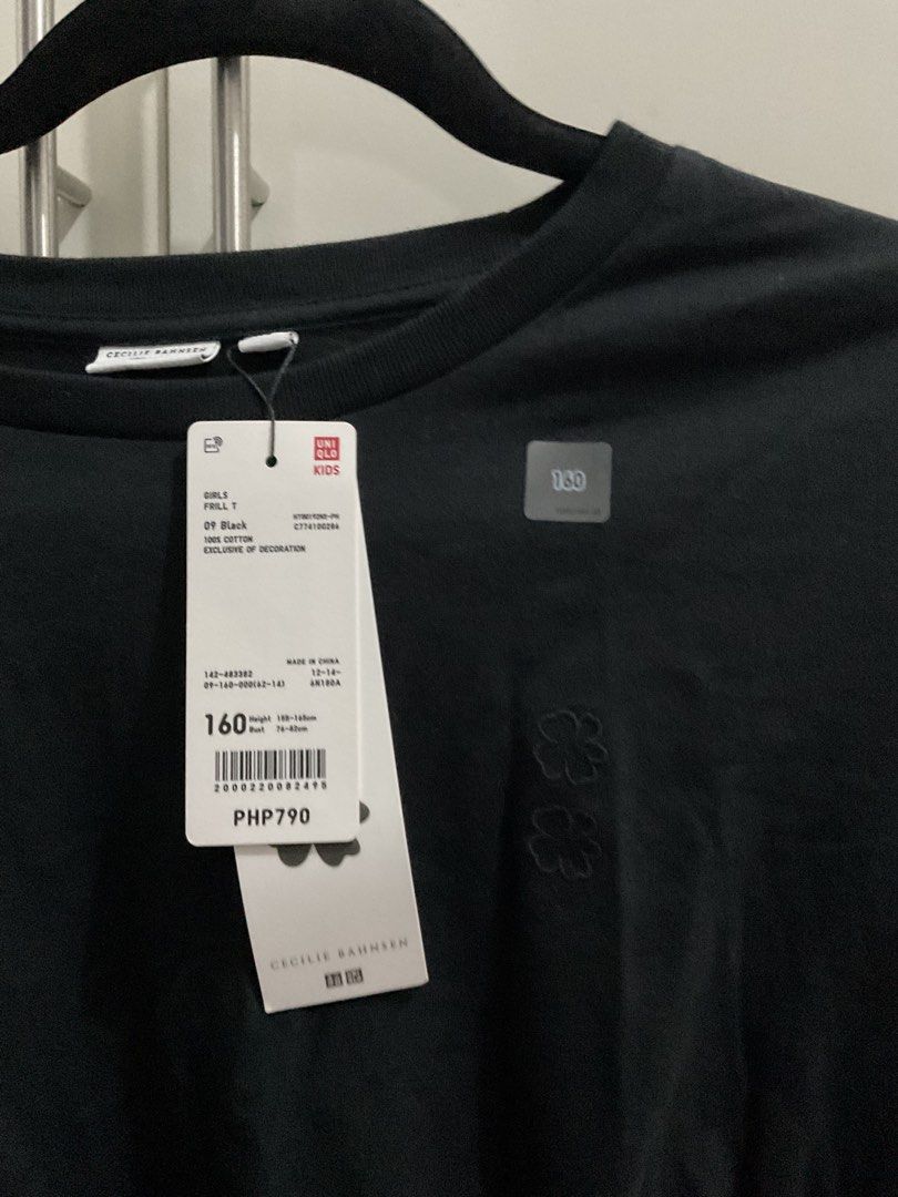 Uniqlo Taps Cecile Bahnsen (Category: Shirts) located in San Fernando. Submitted by khyyyy_ (Listing ID 1468868310, Image 2). Description: Brand New Uniqlo Kids Cecilie Bahnsen Top - Size 160, can fit small to medium size women’s - RFS: Decluttering.