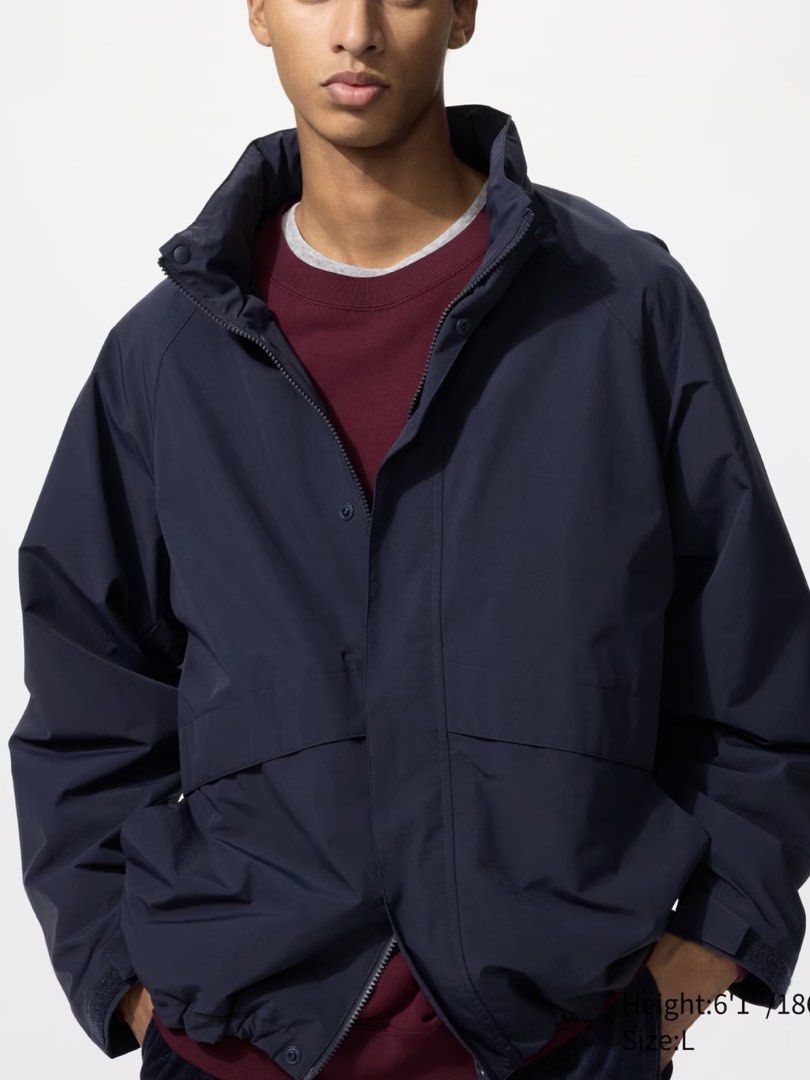 Uniqlo Windproof Jacket with foldable hoodie (Category: Coats, Jackets and Outerwear) located in Cebu City. Submitted by shop.bydee (Listing ID 1468827322, Image 1). Description: Uniqlo Blue Windproof Jacket with foldable hoodie • Size XL • Bought for 2,990, Selling for only ₱1,800 • Used once only No meet-ups, only delivery. SF will be shouldered by the buyer. 📍Cebu.