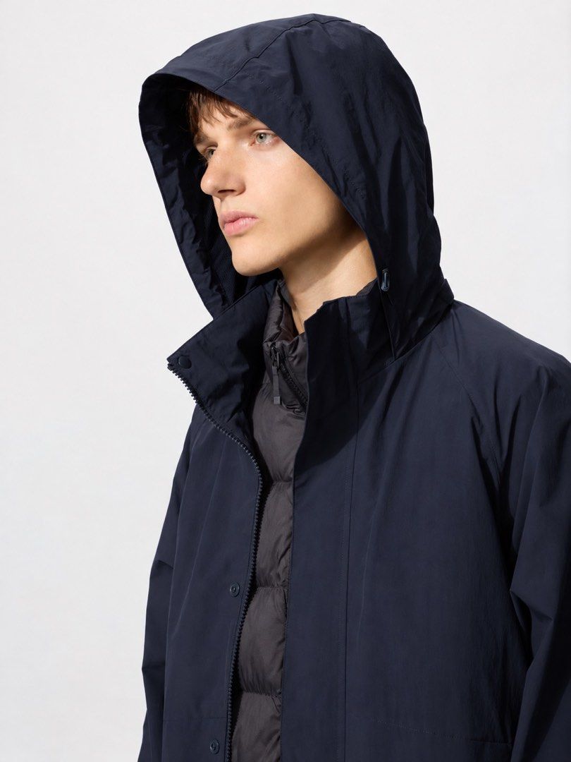 Uniqlo Windproof Jacket with foldable hoodie (Category: Coats, Jackets and Outerwear) located in Cebu City. Submitted by shop.bydee (Listing ID 1468827322, Image 2). Description: Uniqlo Blue Windproof Jacket with foldable hoodie • Size XL • Bought for 2,990, Selling for only ₱1,800 • Used once only No meet-ups, only delivery. SF will be shouldered by the buyer. 📍Cebu.
