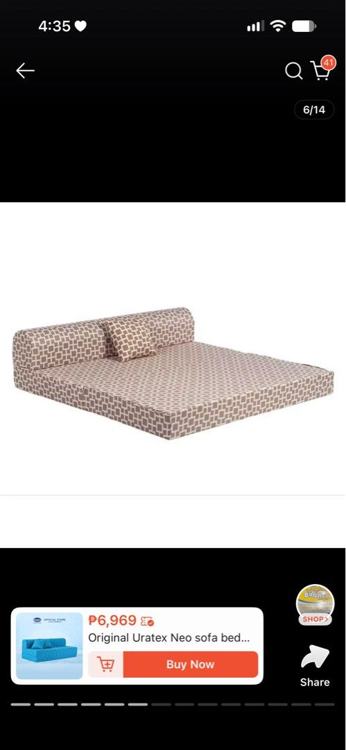 URATEX SOFA BED (Category: Bed Frames & Mattresses) located in Makati City. Submitted by ms.allsunday (Listing ID 1468791494, Image 3). Description: • Uratex Eula Sofa Bed 6” FULL-DOUBLE • Price is slightly negotiable •Ping me for actual photo Makati City .