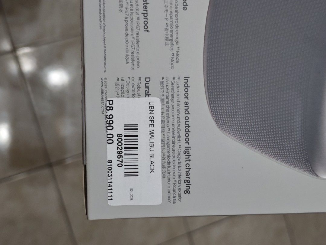 Urbanista Malibu Speaker (Category: Soundbars, Speakers & Amplifiers) located in Paranaque City. Submitted by givethtakethph (Listing ID 1468887838, Image 3). Description: Urbanista Malibu Speaker Good for trips, inuman, parties, gatherings, etc. Orig price is 8990, selling for 3999..