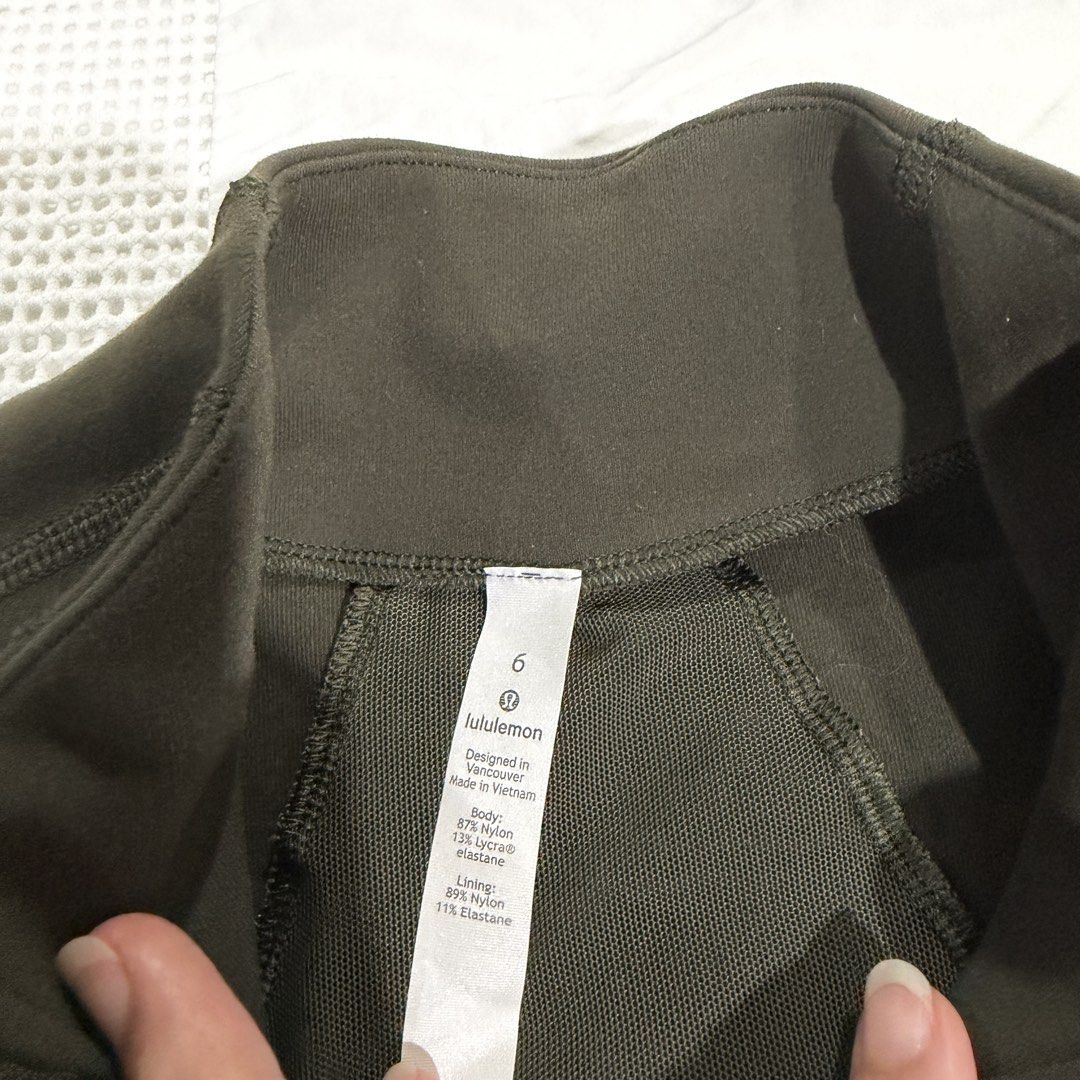 US 6 | Lululemon Define Jacket Dark Olive (Category: Activewear) located in San Juan City. Submitted by sunnycycle (Listing ID 1468816589, Image 3). Description: Size: US 6 Color: Dark Olive Condition: 10/10 Perfect for low impact sports. Pilates, yoga, athleisure. Helping tags: Adidas Nike Lululemon Gymshark Outdoor Voices Beyond Yoga Athleisure Wilson Alo Yoga Sports Bra .