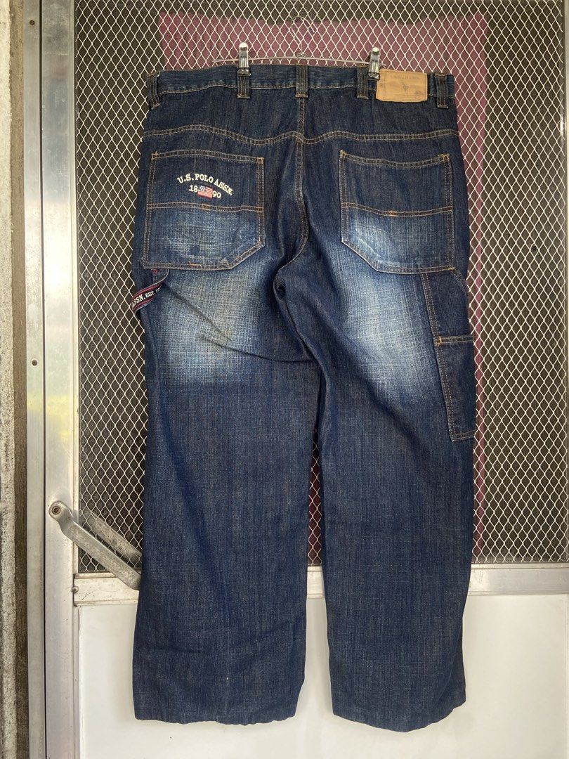 U.S Polo assn carpenter baggy pants (Category: Jeans) located in Pasig City. Submitted by tindaniyhuri (Listing ID 1468795000, Image 2). Description: US POLO ASSN BAGGY CARPENTER PANTS W 38 on tag L 34 on tag No issue Need wash Negotiable .