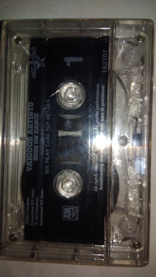 Various Artists High on Dance Cassette Tape (Category: CDs & DVDs) located in Makati City. Submitted by julz2026 (Listing ID 1468765589, Image 2). Description: -Price is fixed -No inlay but with transparent casing -Very good condition.