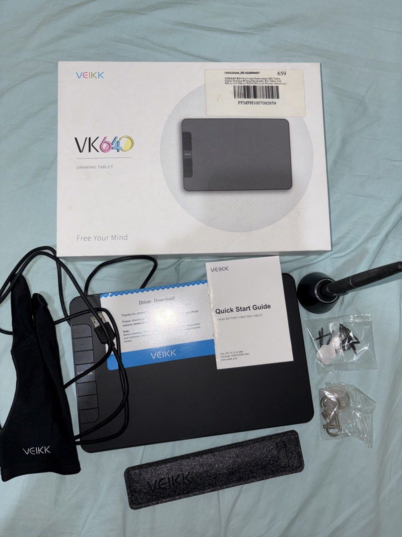 Veikk Drawing Tablet VK640 (Category: Other Gadgets) located in Quezon City. Submitted by jindori._. (Listing ID 1468811775, Image 2). Description: Used only a few times for testing, then safely stored away. Fully functional and in pristine visual condition. .