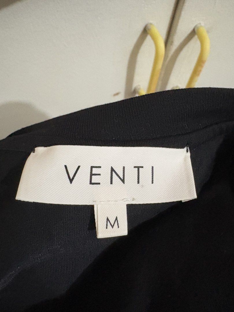 VENTI Black Blouse with Mesh Ruffle Sleeves Size M (Category: Blouses) located in Bulacan. Submitted by hey_alyyy (Listing ID 1468718754, Image 3). Description: - Brand: Venti - Size: Medium - Color: Black - Material: Soft 85% cotton body with mesh and tulle ruffle shoulder details - Neckline: Crew neck - Style: Great for elevating everyday casual outfits.