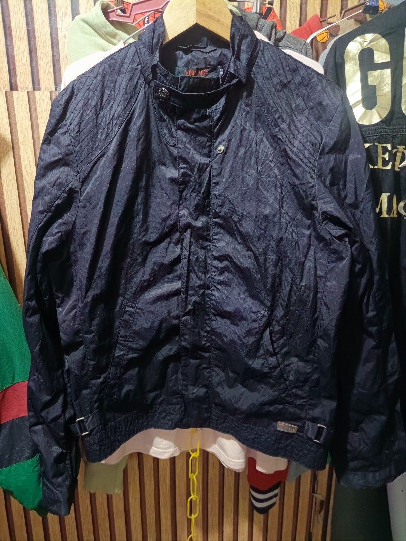 Versace Sports Jacket Black (Category: Luxury Apparel) located in Cebu City. Submitted by negotiableprice22 (Listing ID 1468872839, Image 1). Description: Versace Sports Jacket Luxury Brand Jacket Authentic Versace Sports Jacket made in Italy Bondage style Dimes Width 21 inch Length 26 inch Sleeve Length 27 inch available for sell accepting offers.
