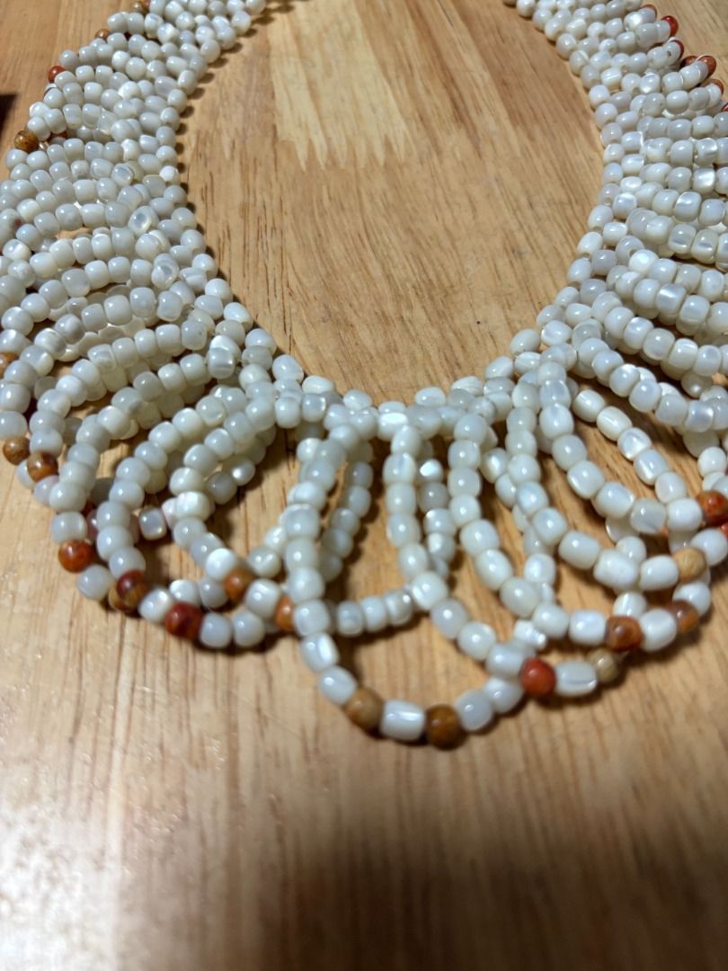 Vintage Beaded Bib Necklace (Category: Necklaces) located in Marikina City. Submitted by thrifty_trinkets_by_anais (Listing ID 1468927420, Image 2). Description: 🌸 Selling own preloved/brand new items for less - EVERYTHING is negotiable as long as REASONABLE in price 🤗 🙏🏻 Please also check my account for more marked down items 🫶 📍Marikina near S&R/Uniqlo 💳 Maribank/Maya 🏍️ Grab/Lalamove/J&T (by schedule) 🗓️ Offers/Reservations will be ho