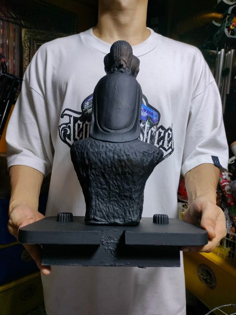 Vintage Display (Category: Other Home Decor) located in Mandaluyong City. Submitted by theforgottentreasures (Listing ID 1467040409, Image 3). Description: 3500 pesos!!! 📌 Vintage Display Guan Yin 14 x 6 inches resin statue size 10 x 7 inches wooden base size what you see is what you get.