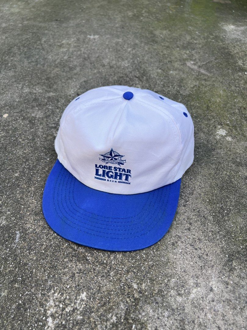 VINTAGE LONE STAR LIGHT BEER CAP (Category: Caps & Hats) located in Caloocan City. Submitted by gothrifted (Listing ID 1468808706, Image 1). Description: VINTAGE LONE STAR LIGHT BEER CAP - thrifted - snapback - 10/10 color rate - fair condition *color may vary due to lighting .