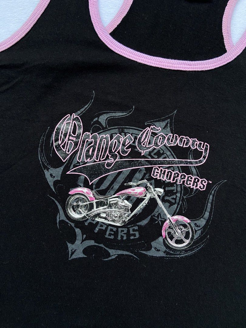 Vintage Orange Country Choppers (Category: Blouses) located in General Santos City (Dadiangas). Submitted by kala_chuchi (Listing ID 1468814018, Image 3). Description: Size. Medium 16 inches width 20.5 inches length No flaws Over all condition Excellent .