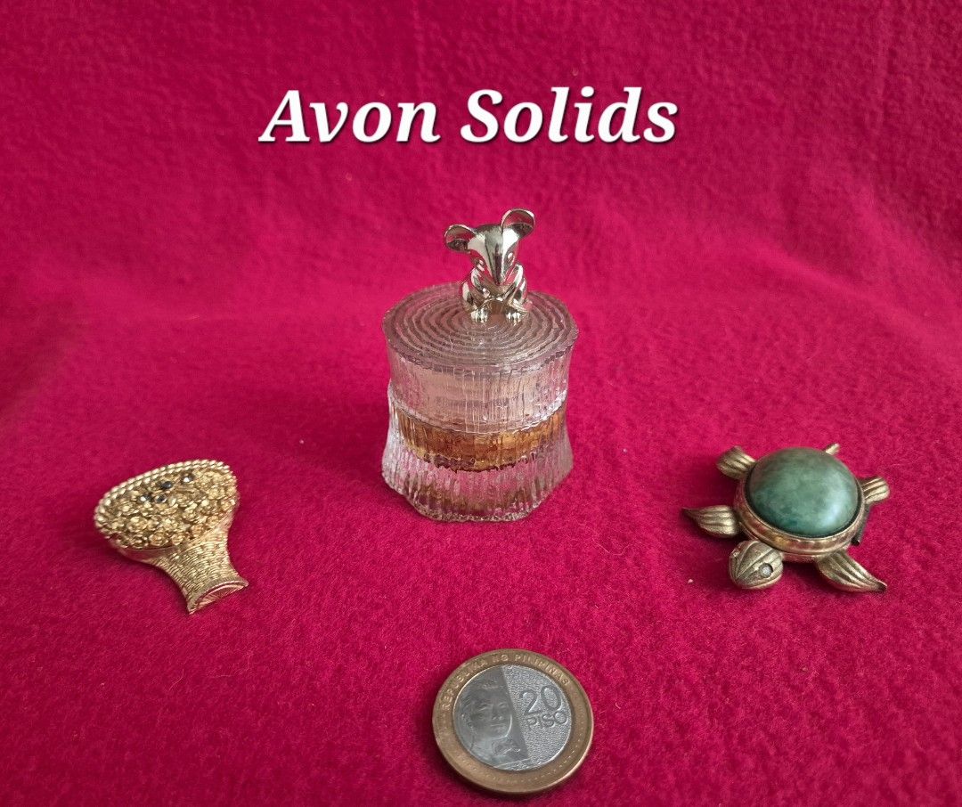 Vintage Solid Perfume Collectibles (Category: Fragrance & Deodorants) located in Makati City. Submitted by maydeleo1 (Listing ID 1453238168, Image 2). Description: Vintage Solid perfume collectibles Php500 - Php800 each Please note some are empty and for those with contents due to age, the fragrance may have evolved RFS Decluttering.