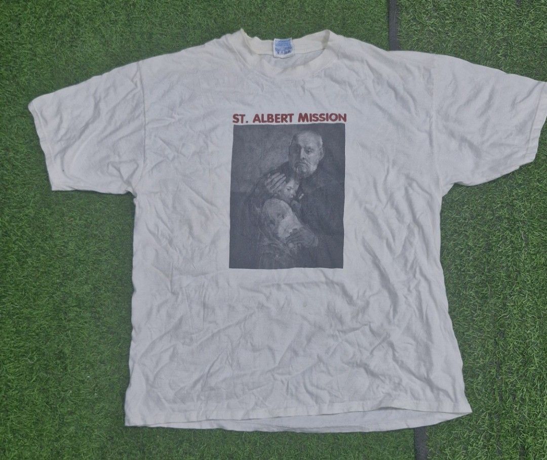 Vintage St. Albert mission (Category: Tshirts & Polo Shirts ) located in Pili. Submitted by the_g_thrift (Listing ID 1468820371, Image 1). Description: size xl on tag dimes: 23.5 x 29.5 need wash.