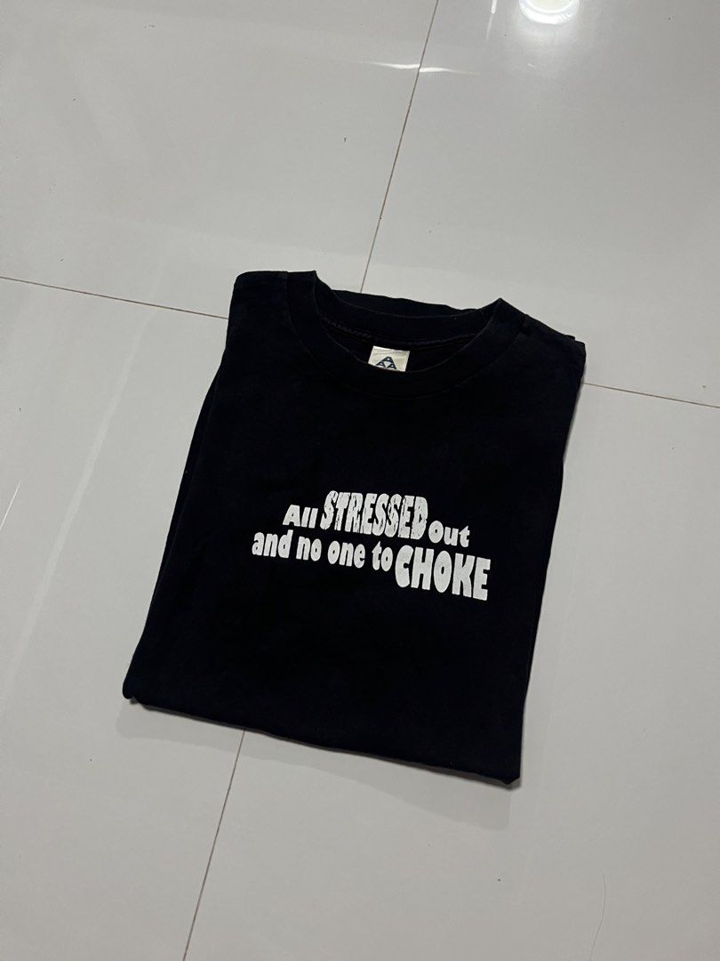 vintage statement shirt (Category: Tshirts & Polo Shirts ) located in San Simon. Submitted by wegintal (Listing ID 1468817736, Image 1). Description: vintage statement shirt Triple A on tag size large size L 21.5 x 30 Good condition ₱650+sf or offer.