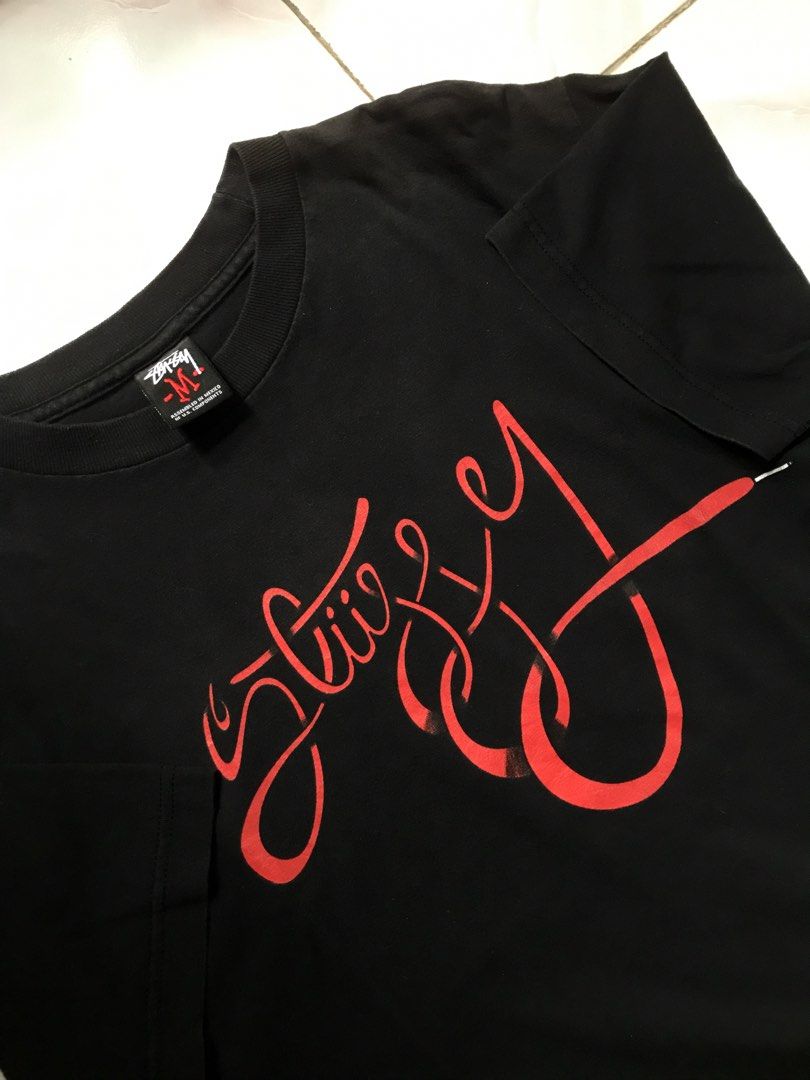 VINTAGE STUSSY (Category: Activewear) located in Manila. Submitted by crismil1 (Listing ID 1468732404, Image 2). Description: DIMES 28 LENGTH 20 WIDTH NO ISSUE 9/10 COLOR RATE EXCELLENT CONDITION .