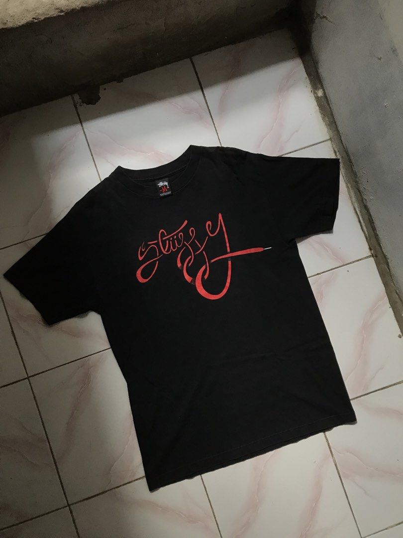 VINTAGE STUSSY (Category: Activewear) located in Manila. Submitted by crismil1 (Listing ID 1468732404, Image 1). Description: DIMES 28 LENGTH 20 WIDTH NO ISSUE 9/10 COLOR RATE EXCELLENT CONDITION .