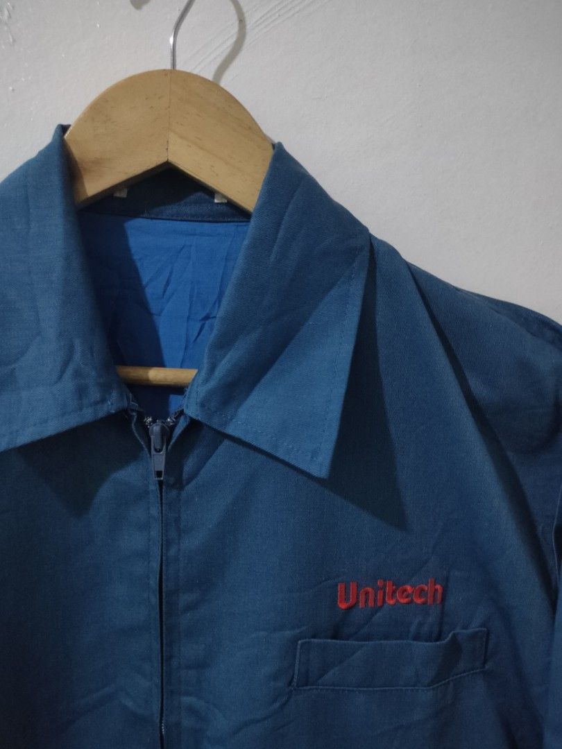 Vintage Unitech Work Jacket (tags: workwear, harrington) (Category: Coats, Jackets and Outerwear) located in Ozamiz City. Submitted by ukaygrails (Listing ID 1468887734, Image 3). Description: Excellent condition Dimes 23.5/27.