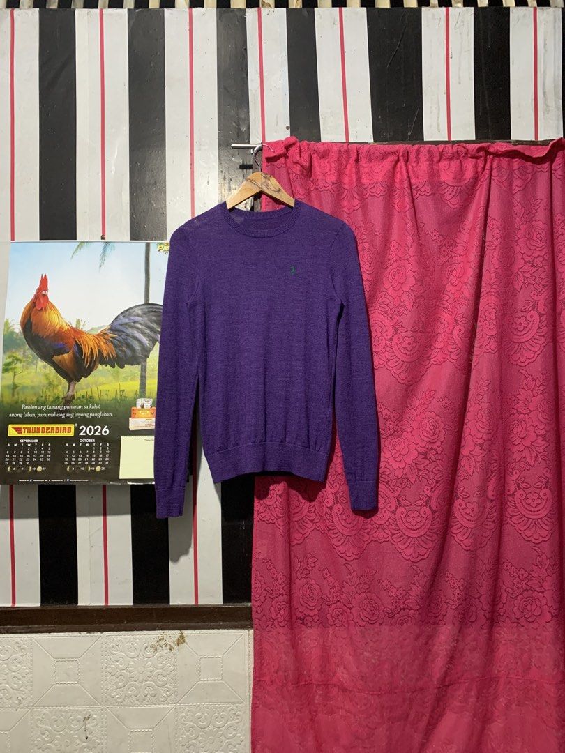 Violet Ralph Lauren Knitted Sweater (Category: Longsleeves) located in Iligan City. Submitted by kierrehv (Listing ID 1468717796, Image 1). Description: Violet Ralph Lauren Knitted Sweater 9.6/10 cr 16x26 Cut necktag otherwise no issues .