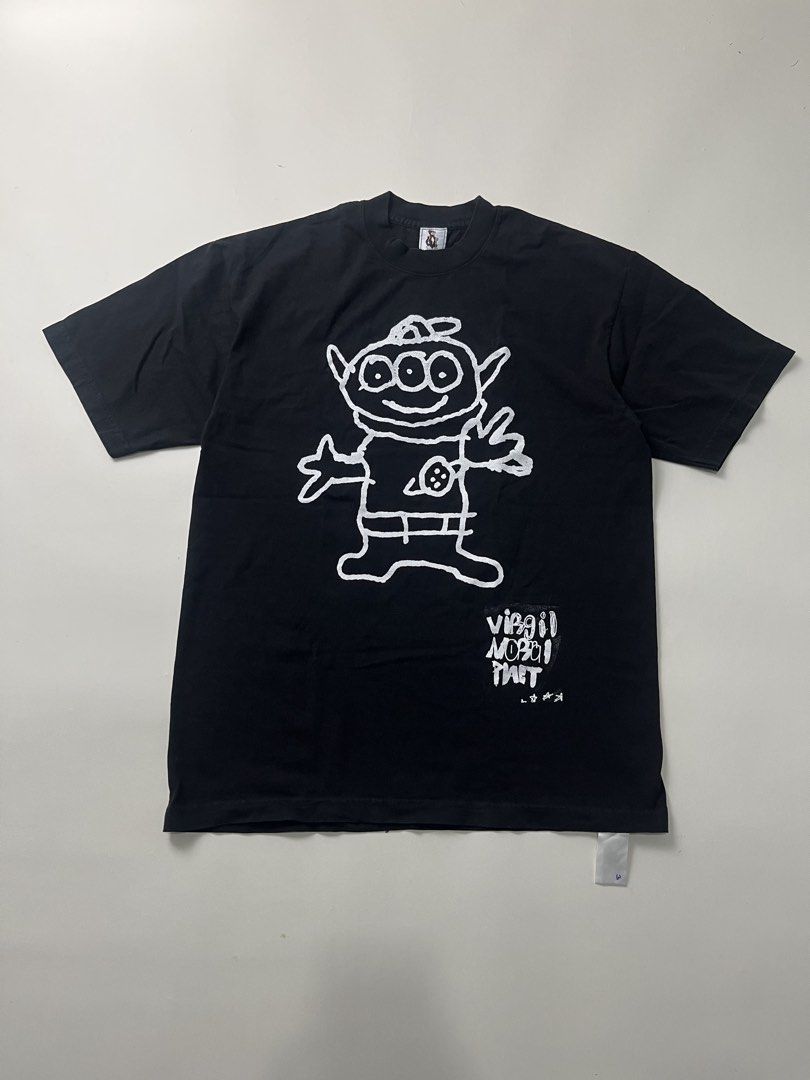 Virgil Normal Tee (Category: Tshirts & Polo Shirts ) located in Makati City. Submitted by ufcknwthbst (Listing ID 1468733201, Image 1). Description: 20 inch width 28 inch length 9.5/10 condition No issue.