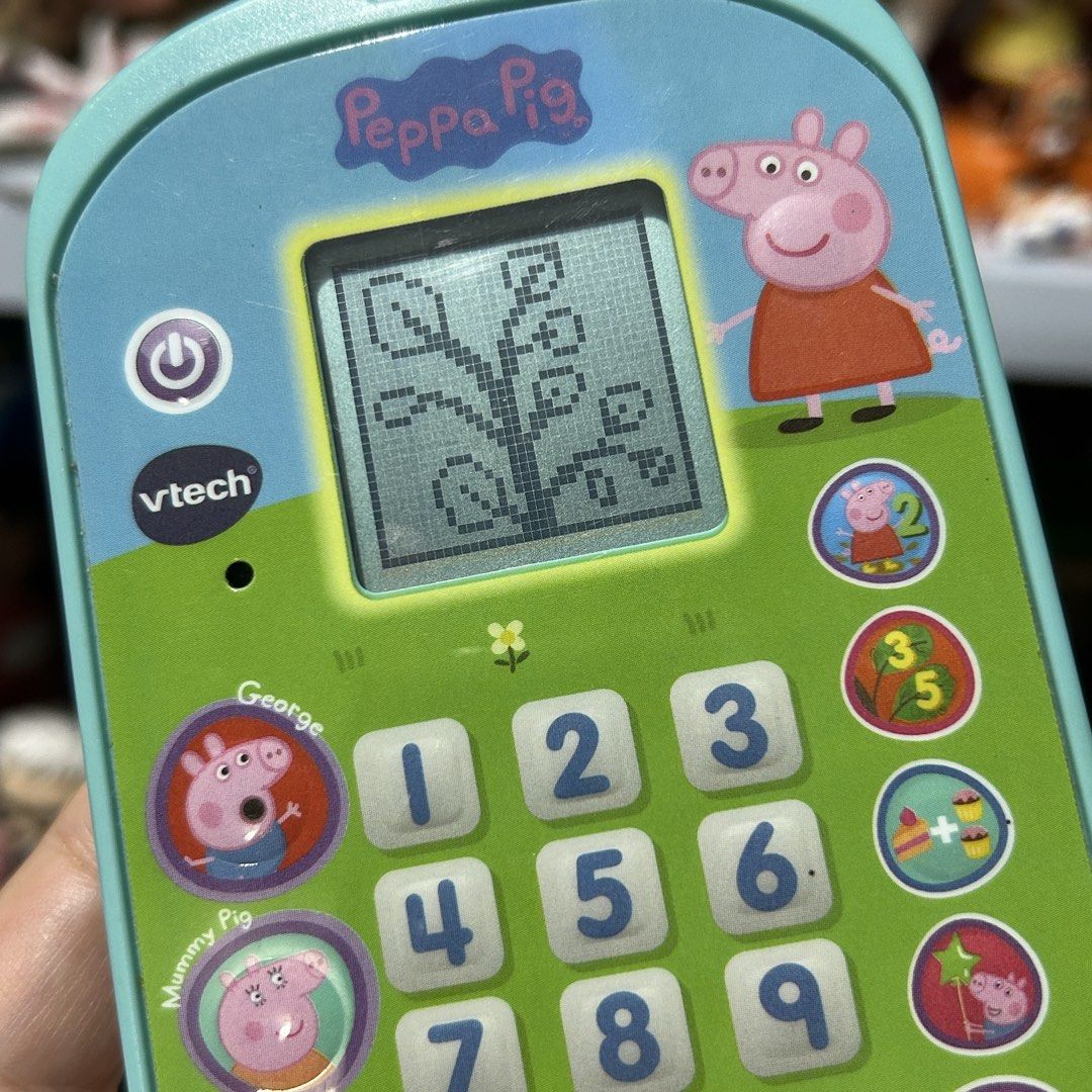 VTech Peppa Pig Telephone Toy - Excellent Working Condition (Category: Educational & Learning Toys) located in Quezon City. Submitted by kitsune.treasures (Listing ID 1468825333, Image 2). Description: *First to pay policy! *1 day reservation only. Failure to pay on time, auto cancel. 📍Quezon City * MOD: J&T | Lalamove * MOP: GCASH | BPI 📦ON HAND AND READY TO SHIP! CONDITION: WHAT YOU SEE IS WHAT YOU GET. Dimensions: Kindly check the photos for