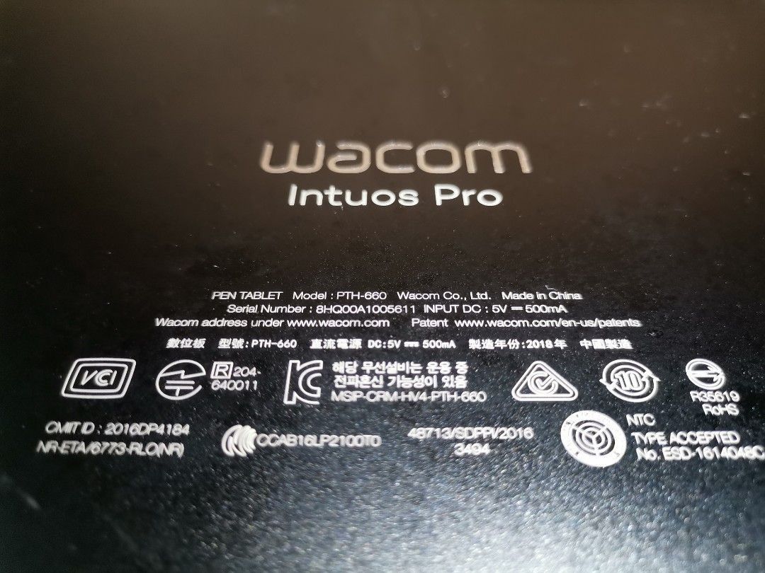 Wacom intuos Pro | PTH-660 | Medium (Category: Others) located in Carmona. Submitted by nplusultra (Listing ID 1468787222, Image 2). Description: Comes with the box: 1. Wacom Intuos Pro Medium (PTH-660) 2. Pro Pen 2 3. Pen stand (with 6 standard nibs (used) + 4 felt nibs) + 10 new nibs 4. Texture sheet sample card 5.accessory case 6. Quick start guide 7. 200cm USB cable Specs: -Model: Wacom Intuos Pro Medium(PTH-660) -Pen: Pro Pen 2 with 8192 pre