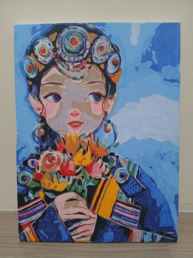 My bride (Category: Frames & Pictures) located in Angeles City. Submitted by blueberries888 (Listing ID 1468849927, Image 1). Description: 🐼 Hand-Painted Bride to be Artwork – 30×40 cm ₱1,200 negotiable ✨ Hand-painted paint-by-numbers artwork 🐼 Cute & colorful bride design 📐 Size: 30 × 40 cm 🎨 Finished artwork, ready to display 🏠 Perfect for bedroom, living room, office, or as a gift Price: ₱1,200 negotiable 📍 Meet-up/pick-up: Angeles City 