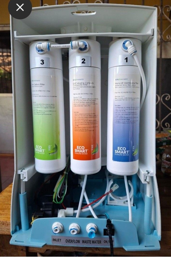Water Purifier (Category: Water Purifiers & Dispensers) located in Taguig. Submitted by roma2701 (Listing ID 1468721158, Image 1). Description: Alkaline water dispenser Brandnew Sealed box.