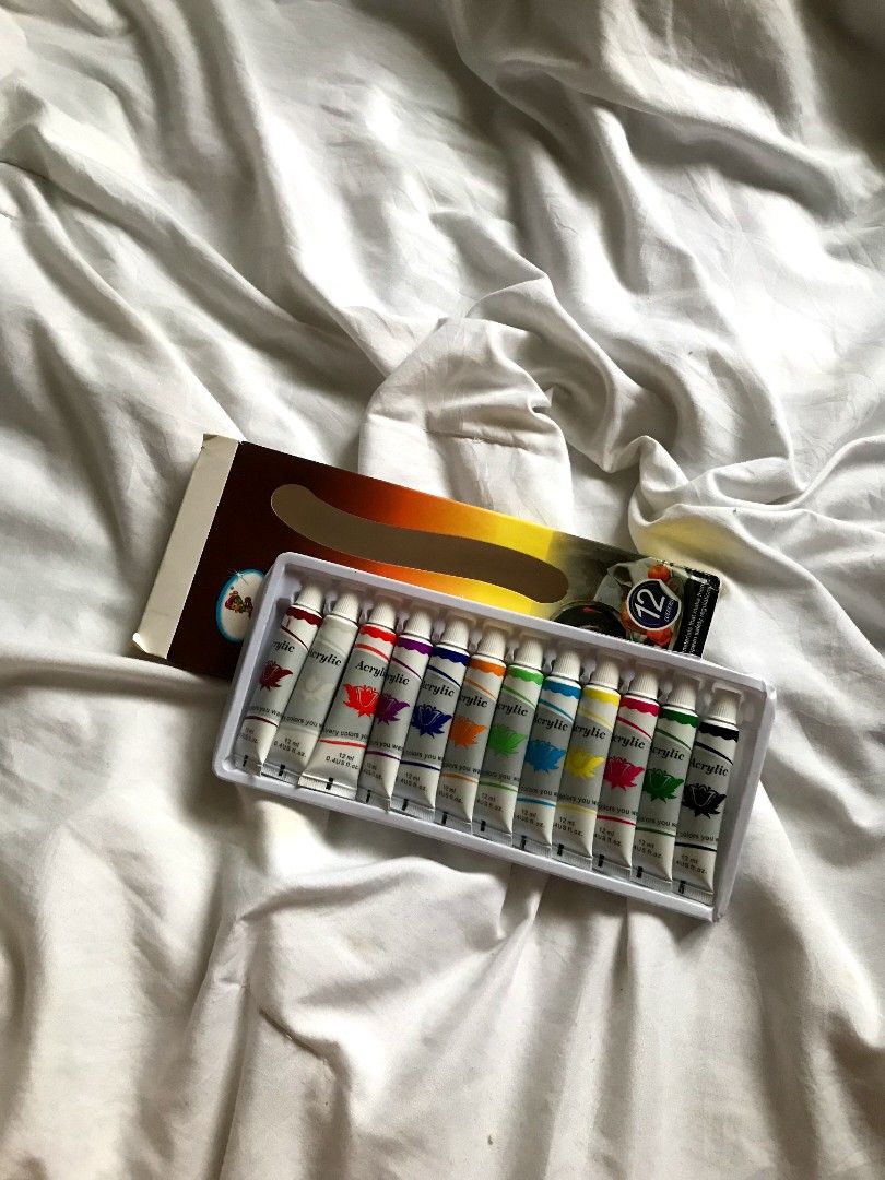 Watercolor and Acrylic Paint (Category: Stationery & School Supplies) located in Cavite. Submitted by maica_ (Listing ID 1468735322, Image 2). Description: dm for haggle.