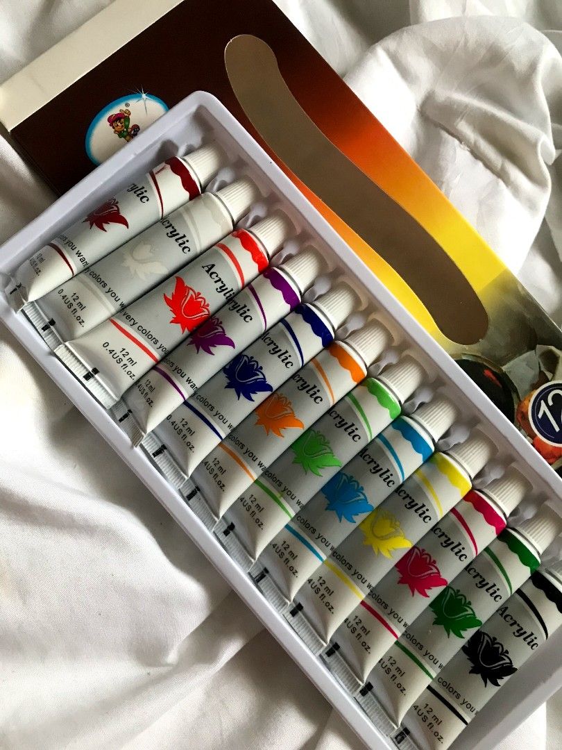 Watercolor and Acrylic Paint (Category: Stationery & School Supplies) located in Cavite. Submitted by maica_ (Listing ID 1468735322, Image 3). Description: dm for haggle.