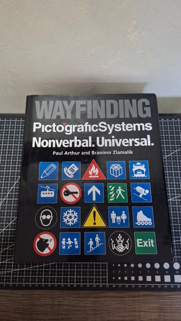 Wayfinding Pictographic Systems: Nonverbal. Universal. Book (Category: Storybooks) located in Quezon City. Submitted by arkiv.ph (Listing ID 1468804941, Image 2). Description: Ideal for: Graphic designers, architects, and urban planners Condition: Clean pages, solid binding, well-kept copy MOP: Bank transfer to Metrobank or Maya 📩 Please DM me for more pictures/angles! Thank you! 📦 Packing: Items are carefully packed. Delivery/pickup only (see 