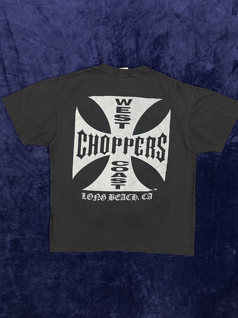 West Coast Choppers T-Shirt (Category: Tshirts & Polo Shirts ) located in Quezon City. Submitted by rackculture (Listing ID 1468815362, Image 2). Description: 👕 Size Xlarge 23.5 width 29 length 🧵Single Stitch All the Way 🏷️ Jesse Who? on Tag ₱ 1,500 only 📩 Message us to order .