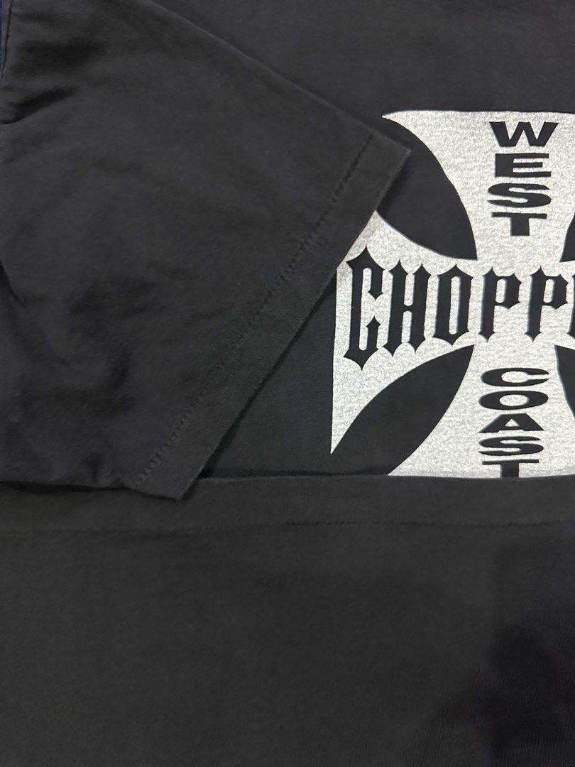 West Coast Choppers T-Shirt (Category: Tshirts & Polo Shirts ) located in Quezon City. Submitted by rackculture (Listing ID 1468815362, Image 3). Description: 👕 Size Xlarge 23.5 width 29 length 🧵Single Stitch All the Way 🏷️ Jesse Who? on Tag ₱ 1,500 only 📩 Message us to order .