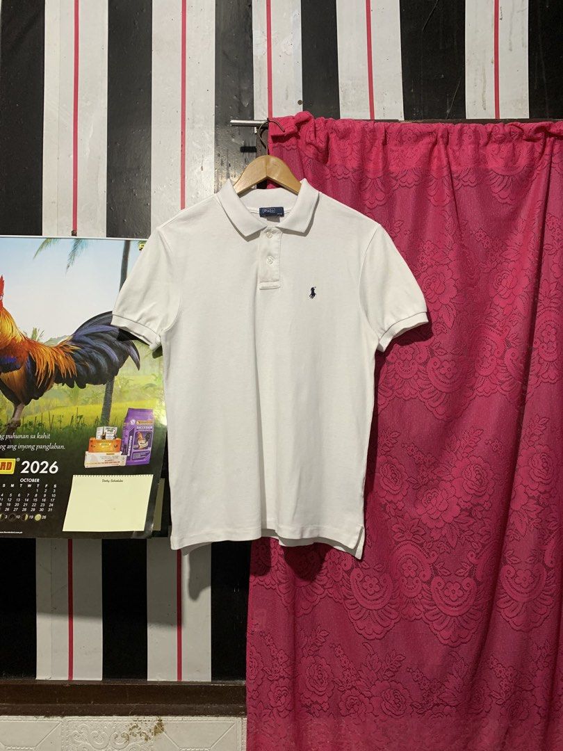 White Ralph Lauren Poloshirt (Category: Tshirts & Polo Shirts ) located in Iligan City. Submitted by kierrehv (Listing ID 1468868984, Image 2). Description: White Ralph Lauren Poloshirt 9.4/10 cr 19x26-26.5 Minimal stains (Need wash) Minimal slits.