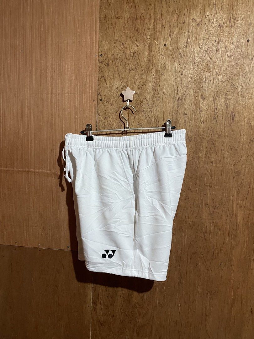 white Yonex athletic shorts (Category: Shorts) located in Cagayan de Oro. Submitted by jhonny_kevz930 (Listing ID 1468864573, Image 3). Description: Excellent to like new Size 95 on tag (medium) Unisex No issue.