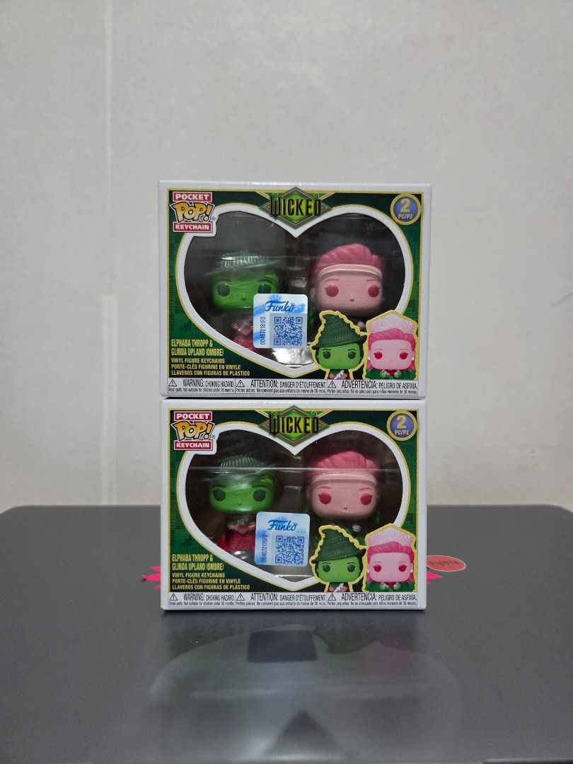 Funko Pop Wicked Ombre Keychain 2pc (Category: Figurines & Statues) located in Calamba. Submitted by 7elevenz (Listing ID 1468844737, Image 1). Description: 2pc available MOP: GoTyme/Maya MOD: J&T Express/Lalamove.