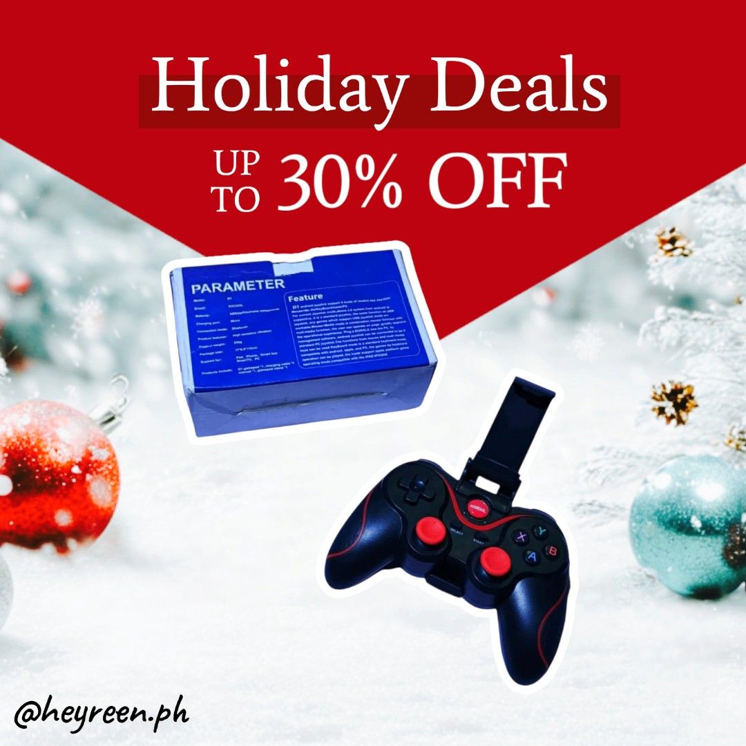 Wireless Bluetooth Game Controller with Holder | Mobile Gaming (Category: PlayStation) located in Makati City. Submitted by heyreen.ph (Listing ID 1468737405, Image 1). Description: TAYO PO, PINAKA-LOWEST AT THE MARKET! 💯 If natataasan po kayo sa PRESYO ko. Open po ang "MAKE OFFER" button ko. Kayo po mag-dedecide, ng PRESYO niyo. MABILISAN lang po ako magbenta. (all items, are sale on rush! 💨) 🚛 FAST & FREE SHIPPING on most items! ‡ DISCOUNTS 