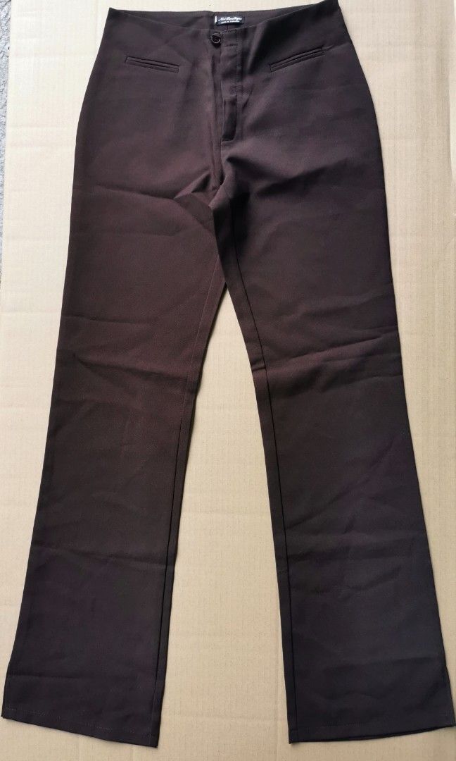 Womens Brown Flare Pants (Category: Other Bottoms) located in Bacoor. Submitted by nineties_kid (Listing ID 1468745835, Image 2). Description: <==• Womens Brown Flare Pants Size: Small Waist size: 26 inches Pants length: 40 inches Womens Sheer Casual Short Sleeve _________________________ -Modes Of Delivery: J&T/Lalamove/ LBC (Cash on Pick-up/COD) -Meet-up (Bacoor Cavite Area/Mandaluyong-Shaw,Hulo,Makati Ave) -Modes Of Payment: GCASH NO LAST MINU