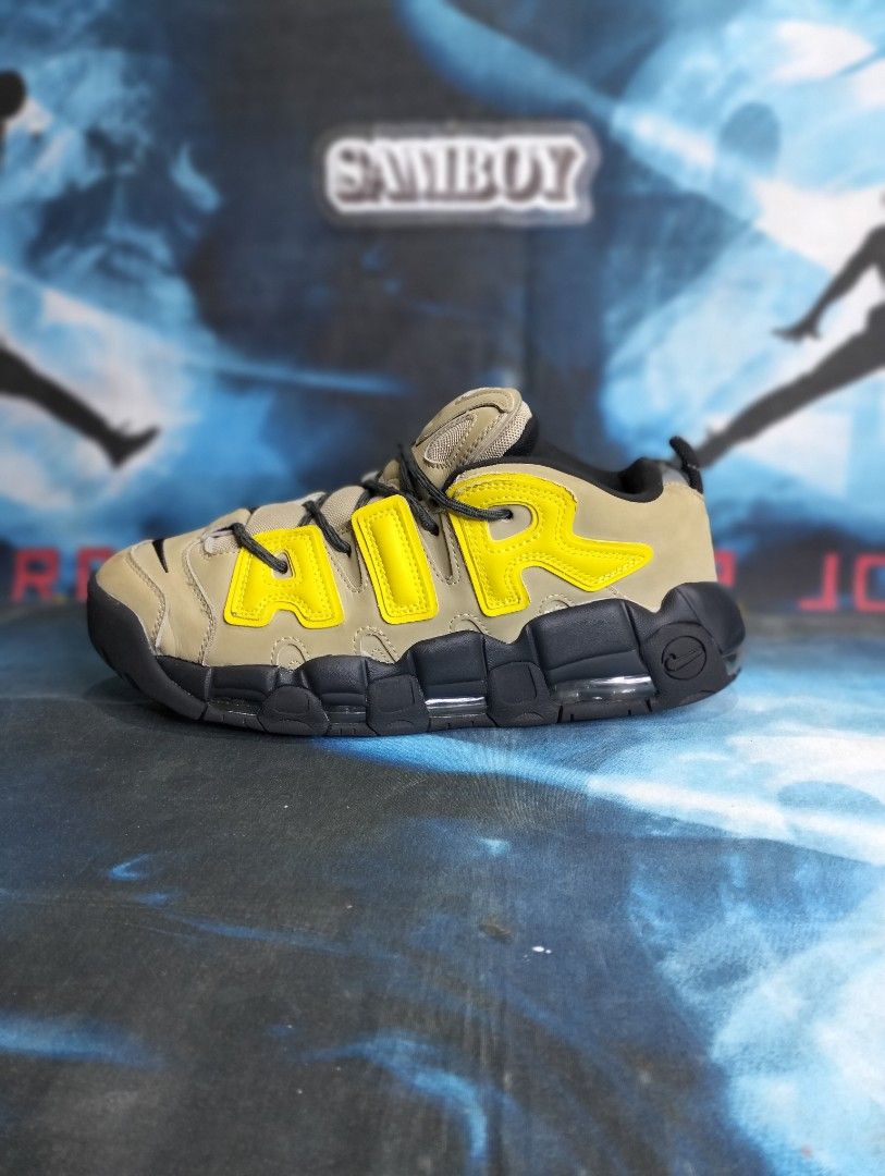 Wts (Category: Sneakers) located in Polomolok. Submitted by thriftnisam (Listing ID 1468813251, Image 3). Description: ⛔ Nikè Àir More Uptempo X Low Ambush Vivid Sulfur Lamestone ⛔ size 11 Us 29 Cm excellent Condition legit Authentic Pair ✅ 2500+Sf 📌 pm 📥.