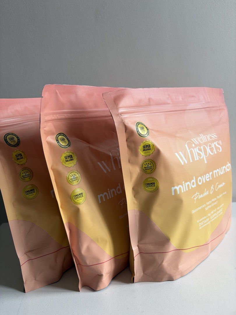 WW Peaches & Cream with FREE Assorted Flavors (Category: Other Food & Drinks) located in Mandaluyong City. Submitted by apricia (Listing ID 1468718400, Image 1). Description: Wellness Whispers by Dani Barretto Mind Over Munch Peaches & Cream with Chia Seeds 33 kcal per serving 10 sachets per pack.