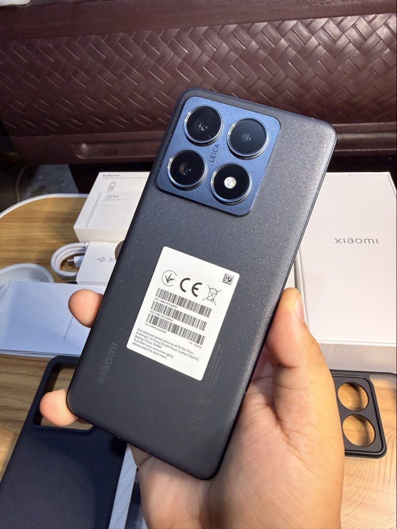 XIAOMI 14T PRO 1 TERABYTE (Category: Xiaomi) located in Caloocan City. Submitted by shope18345 (Listing ID 1468581158, Image 2). Description: Xiaomi 14T Pro 1 Terabyte Storage •Local purchased GLOBAL Rom •Minimal paintchips only •With free 120 watts original adaptor •With origina box, cable, 2 premium cases. 📍South caloocan area.