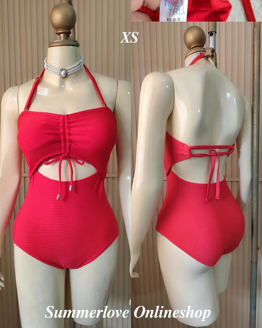 (XS) Time & Tru Swimsuit (Category: Bikinis & Swimsuits) located in Paranaque City. Submitted by sl_shop05 (Listing ID 1468726970, Image 1). Description: 🌻Like New🌻 🌼Brand: TIME & TRU ➡️Padded ✨Size: XS ❎𝑨𝒍𝒍 𝒊𝒕𝒆𝒎𝒔 𝒂𝒓𝒆 𝑷𝑹𝑬𝑳𝑶𝑽𝑬𝑫 𝒊𝒏 𝑮𝒐𝒐𝒅 𝑪𝒐𝒏𝒅𝒊𝒕𝒊𝒐𝒏 ❎𝑷𝒍𝒆𝒂𝒔𝒆 𝒅𝒐 𝒎𝒂𝒏𝒂𝒈𝒆 𝒚𝒐𝒖𝒓 𝒆𝒙𝒑𝒆𝒄𝒕𝒂𝒕𝒊𝒐𝒏𝒔. ❎𝑾𝑨𝑺𝑯 𝒃𝒆𝒇𝒐𝒓𝒆 𝑼𝑺𝑬‼️ ❎𝑩𝑼𝒀 𝒂𝒕 𝒚𝒐𝒖𝒓 𝒐𝒘𝒏 𝒓𝒊𝒔𝒌‼️ ❎𝑵𝑶 𝑹𝑬𝑻𝑼𝑹𝑵, 𝑵𝑶 𝑬𝑿