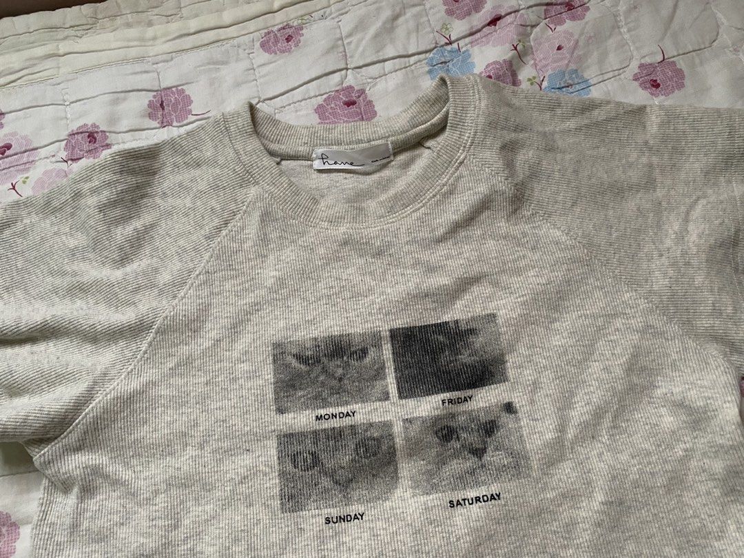 Y2K Cat Shirt (Category: Shirts) located in Malabon City. Submitted by berrydecluterry (Listing ID 1468769993, Image 1). Description: small-med good as new!! malambot tela rfs: decluttering.