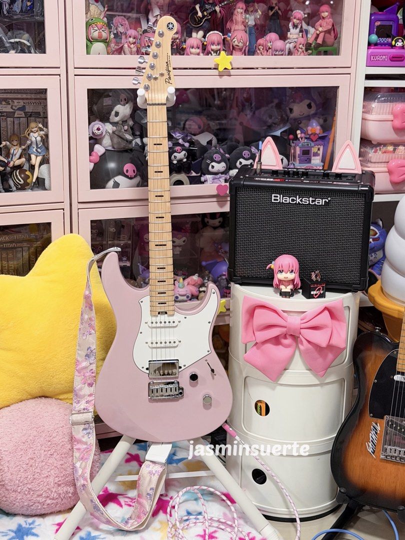 Yamaha Pacifica Standard Plus Maple in Ash Pink (Category: Musical Instruments) located in Quezon City. Submitted by elyxirine (Listing ID 1468892598, Image 1). Description: [ FOR SALE ] Yamaha Pacifica Standard Plus Maple in Ash Pink price: ₱64,000 slightly negotiable • no issue • lady owned • 1 month old • complete with box, black bag included RFS: upgrading MOP: Bank Transfer, Gcash MOD: Grab car only (no time for meetup) Location: Quezon City