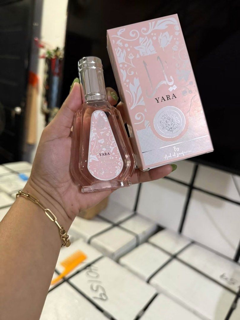 Yara 50ml EDP (Category: Fragrance & Deodorants) located in Pasig City. Submitted by thevees.studio (Listing ID 1468872309, Image 1). Description: .